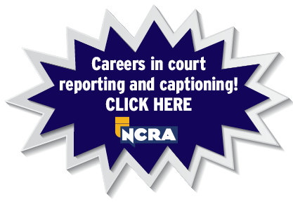 NCRA A to Z button-Careers in court reporting _captioning_with logo