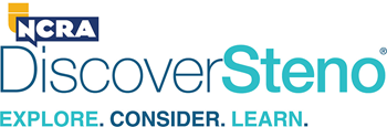 NCRA DiscoverSteno logo