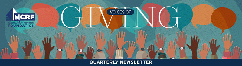 NCRF Voices of Giving newsletter banner