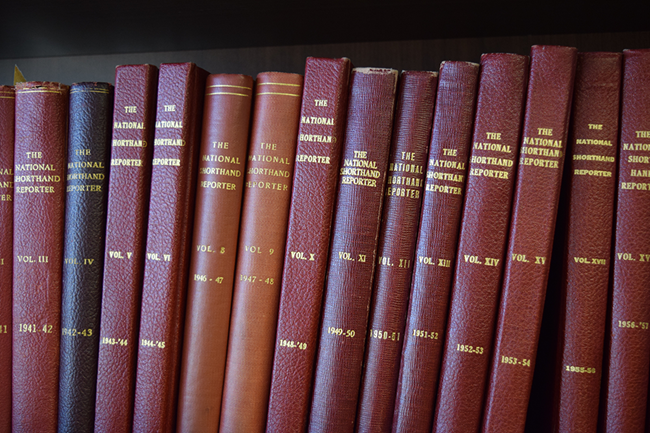 The National Shorthand Reporter volumes