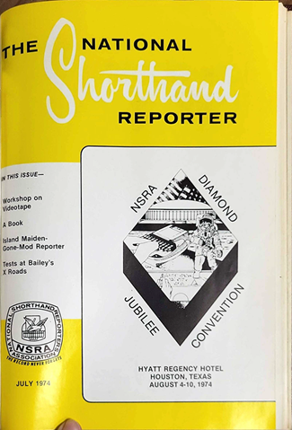 National Shorthand Reporter- cover-image 1974